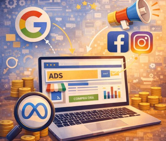 Campagne advertising google e meta